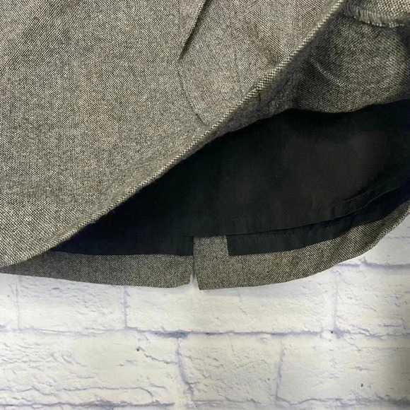 BANANA REPUBLIC Stretch Bow Pleats Wool Blend Tweed Skirt - Picture 5 of 7